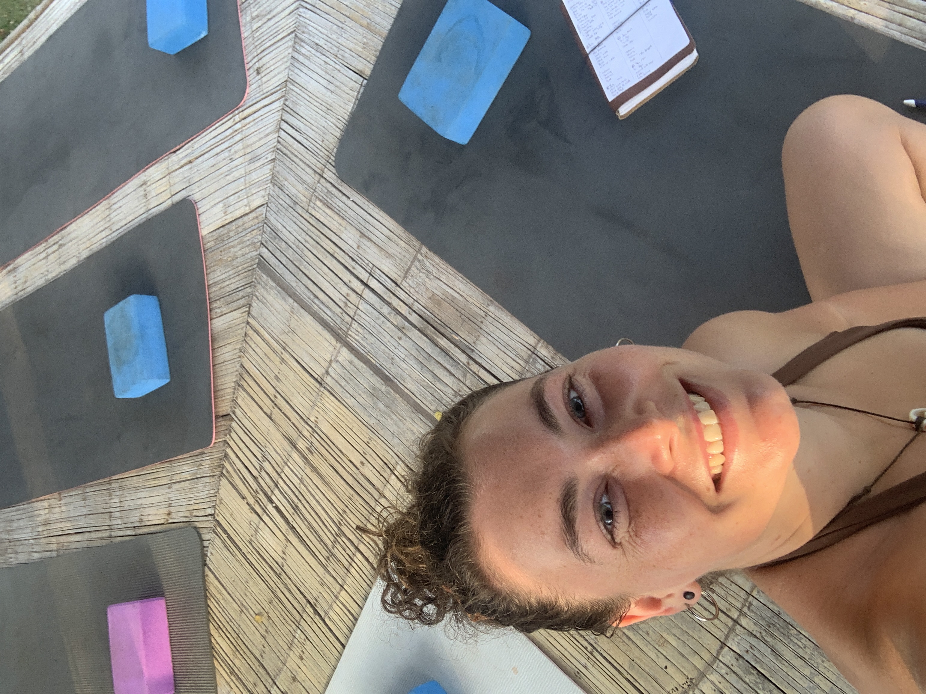 Julie Mansuy, professeure de yoga
